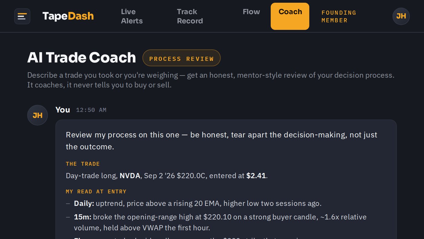 AI Trade Coach